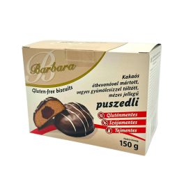   Étbevonóval mártott vegyes gyümölcsízzel töltött mézes puszedli gluténmentes 150g Barbara