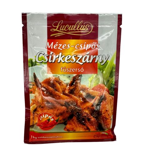 Mézes-csípős csirkeszárny fűszerkeverék 48g Lucullus