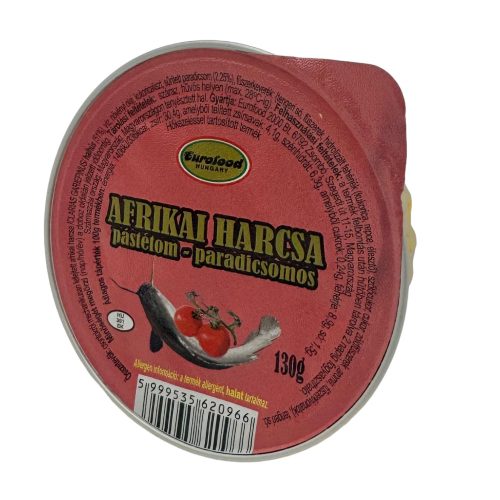 Afrikai harcsapástétom paradicsomos 130g Eurofood