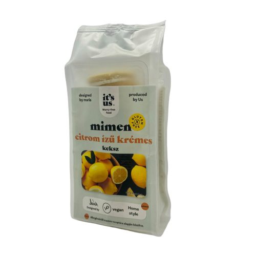 It's us Mimen citromkrémes keksz 150g Hunorganic Akciós! Lejárat: 2025.05.16