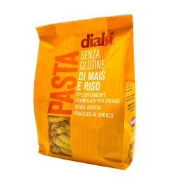   fusilli (orsó) tészta kukorica és rizslisztből 400g DialSí