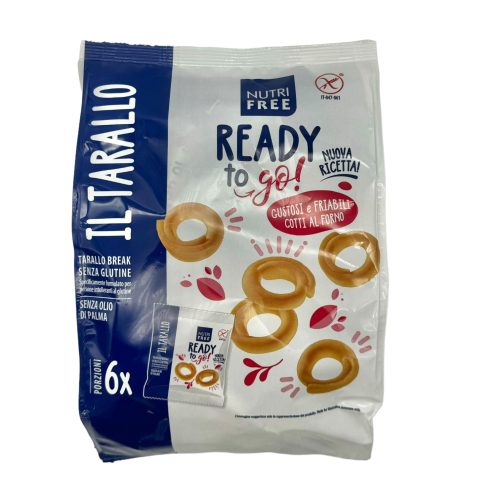 Tarallo Break - sós karika (6*30g) Nutrifree