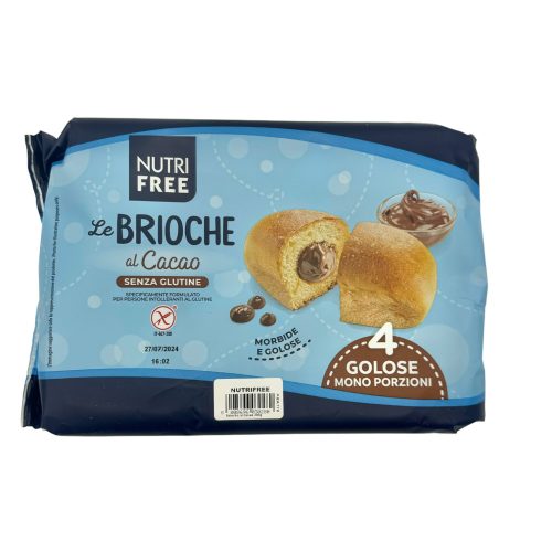Csokikrémmel töltött briós (4*50g) Nutrifree