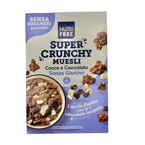 Super Crunchy müzli - csokival és kókusszal 300g Nutrifree