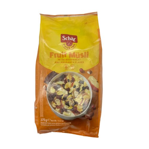 Gyümölcsös müzli 375g Schar Akciós! Lejárat: 2025.05.06.