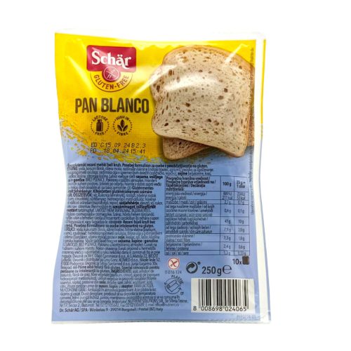 Pan Blanco fehér kenyér 250g Schar